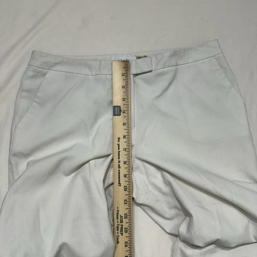Calvin Klein Womens Ivory Dress Pants Lined‎ Career Suit Trousers